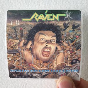 Raven Nothing Exceeds Like Excess Album Cover Sticker Raven Nothing Exceeds Like Excess Album Cover Sticker