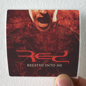 Red Breathe Into Me 1 Album Cover Sticker