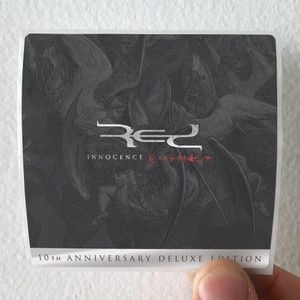 Red Innocence Instinct 1 Album Cover Sticker