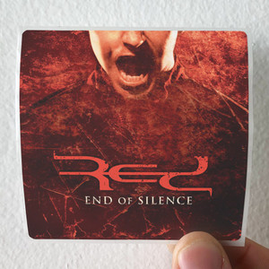 Red End Of Silence 1 Album Cover Sticker Red End Of Silence 1 Album Cover Sticker