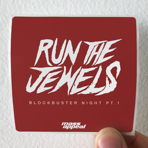 Run the Jewels Blockbuster Night Part 1 Album Cover Sticker Run the Jewels Blockbuster Night Part 1 Album Cover Sticker