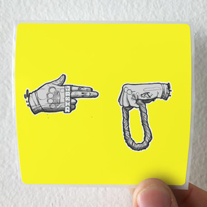 Run the Jewels Run The Dibbs Album Cover Sticker Run the Jewels Run The Dibbs Album Cover Sticker