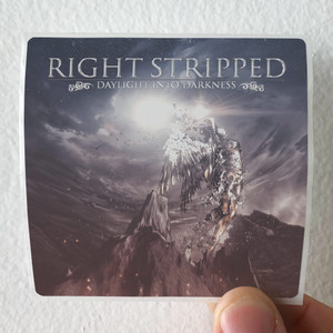 Right Stripped Daylight Into Darkness Album Cover Sticker