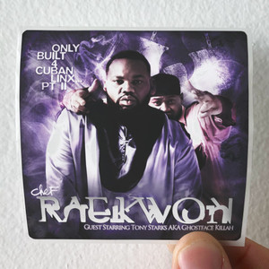 Raekwon Only Built 4 Cuban Linx Pt Ii Album Cover Sticker Raekwon Only Built 4 Cuban Linx Pt Ii Album Cover Sticker