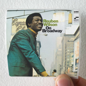 Reuben Wilson On Broadway Album Cover Sticker