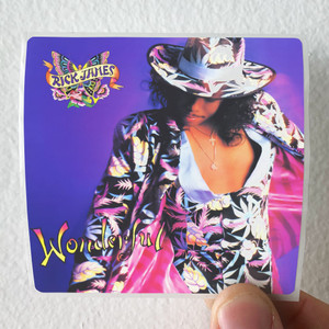 Rick James Wonderful Album Cover Sticker Rick James Wonderful Album Cover Sticker