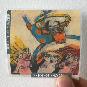 Richard Holzhauser Giges Gages Album Cover Sticker Richard Holzhauser Giges Gages Album Cover Sticker