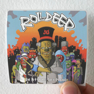 Roll Deep In At The Deep End Album Cover Sticker Roll Deep In At The Deep End Album Cover Sticker