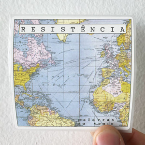 Resistencia Palavras Ao Vento Album Cover Sticker Resistencia Palavras Ao Vento Album Cover Sticker