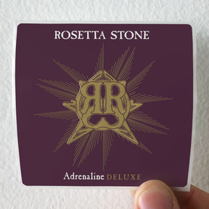 Rosetta Stone Adrenaline Deluxe Album Cover Sticker Rosetta Stone Adrenaline Deluxe Album Cover Sticker