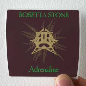 Rosetta Stone Adrenaline Album Cover Sticker Rosetta Stone Adrenaline Album Cover Sticker
