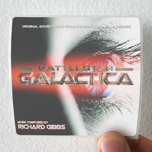 Richard Gibbs Battlestar Galactica Album Cover Sticker Richard Gibbs Battlestar Galactica Album Cover Sticker