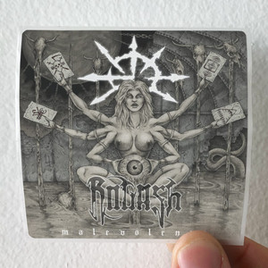 Rogash Malevolence Album Cover Sticker Rogash Malevolence Album Cover Sticker