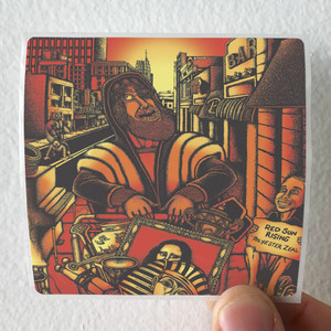 Red Sun Rising Polyester Zeal 1 Album Cover Sticker Red Sun Rising Polyester Zeal 1 Album Cover Sticker