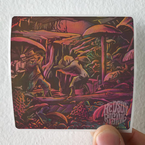 Red Sun Rising Fascination Album Cover Sticker Red Sun Rising Fascination Album Cover Sticker