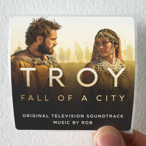 Rob Troy Fall Of A City Album Cover Sticker Rob Troy Fall Of A City Album Cover Sticker