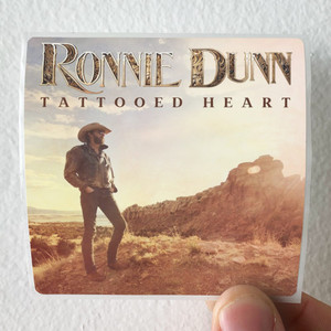 Ronnie Dunn Tattooed Heart Album Cover Sticker Ronnie Dunn Tattooed Heart Album Cover Sticker