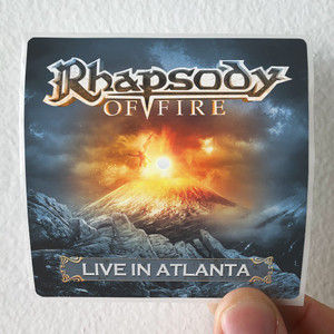 Rhapsody of Fire Live In Atlanta Album Cover Sticker Rhapsody of Fire Live In Atlanta Album Cover Sticker