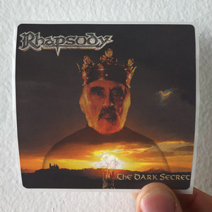 Rhapsody of Fire The Dark Secret Album Cover Sticker Rhapsody of Fire The Dark Secret Album Cover Sticker