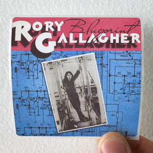 Rory Gallagher Blueprint 1 Album Cover Sticker Rory Gallagher Blueprint 1 Album Cover Sticker