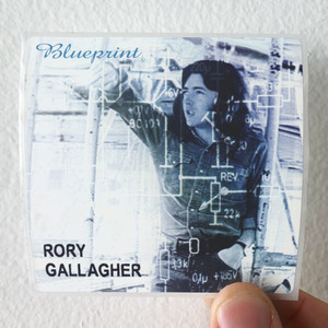 Rory Gallagher Blueprint Album Cover Sticker Rory Gallagher Blueprint Album Cover Sticker