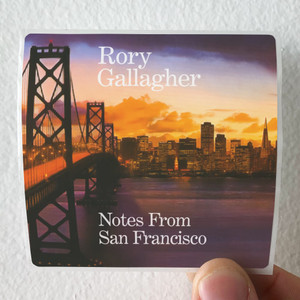 Rory Gallagher Notes From San Francisco Album Cover Sticker Rory Gallagher Notes From San Francisco Album Cover Sticker