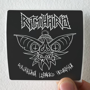Rytmihairio Rjhtv Lepakko Helvetist Album Cover Sticker Rytmihairio Rjhtv Lepakko Helvetist Album Cover Sticker