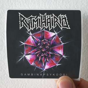 Rytmihairio Gambinapsykoosi Album Cover Sticker Rytmihairio Gambinapsykoosi Album Cover Sticker