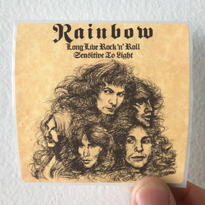 Rainbow Long Live Rock N Roll 2 Album Cover Sticker Rainbow Long Live Rock N Roll 2 Album Cover Sticker