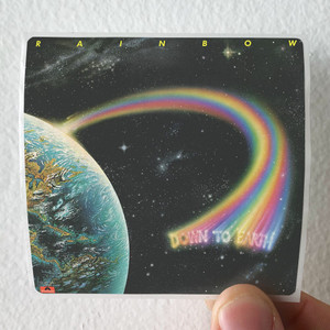 Rainbow Down To Earth Album Cover Sticker