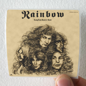 Rainbow Long Live Rock N Roll Album Cover Sticker Rainbow Long Live Rock N Roll Album Cover Sticker