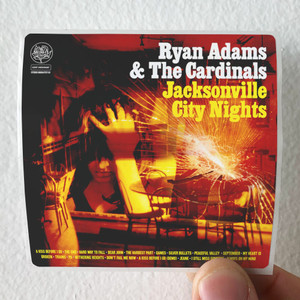 Ryan Adams Jacksonville City Nights Album Cover Sticker Ryan Adams Jacksonville City Nights Album Cover Sticker
