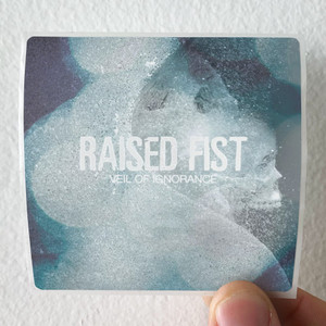 Raised Fist Veil Of Ignorance Album Cover Sticker