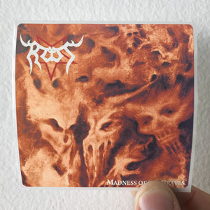 Root Madness Of The Graves Album Cover Sticker
