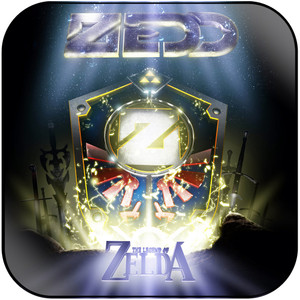 Zedd The Legend Of Zelda Album Cover Sticker Zedd The Legend Of Zelda Album Cover Sticker