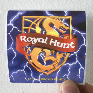 Royal Hunt Land Of Broken Hearts Album Cover Sticker Royal Hunt Land Of Broken Hearts Album Cover Sticker