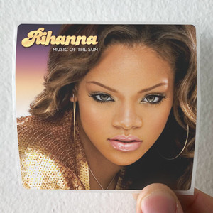 Rihanna Music Of The Sun Album Cover Sticker Rihanna Music Of The Sun Album Cover Sticker