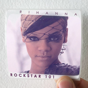 Rihanna Rockstar 101 Album Cover Sticker Rihanna Rockstar 101 Album Cover Sticker