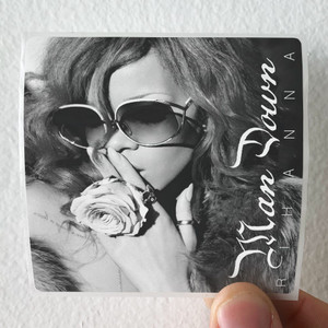 Rihanna Man Down Album Cover Sticker Rihanna Man Down Album Cover Sticker