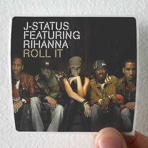 Rihanna Roll It Album Cover Sticker Rihanna Roll It Album Cover Sticker