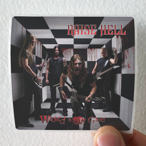 Raise Hell Wicked Is My Game Album Cover Sticker Raise Hell Wicked Is My Game Album Cover Sticker