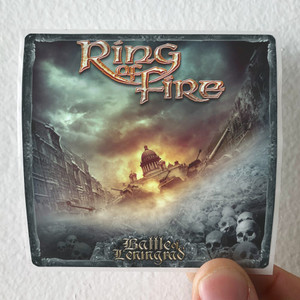 Ring of Fire Battle Of Leningrad Album Cover Sticker Ring of Fire Battle Of Leningrad Album Cover Sticker