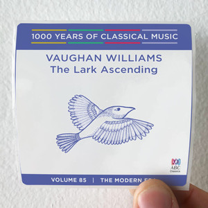 Ralph Vaughan Williams The Lark Ascending The Timeless Music Of Vaughan Williams Album Cover Sticker