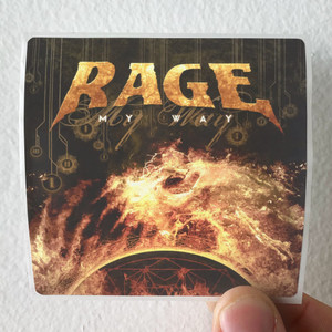 Rage My Way Album Cover Sticker Rage My Way Album Cover Sticker