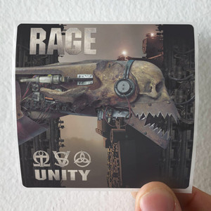 Rage Unity Album Cover Sticker Rage Unity Album Cover Sticker