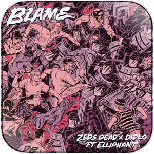 Zeds Dead Blame Album Cover Sticker Zeds Dead Blame Album Cover Sticker