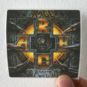 Rage Beyond The Wall Album Cover Sticker Rage Beyond The Wall Album Cover Sticker