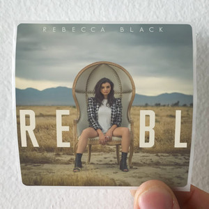 Rebecca Black Re Bl Album Cover Sticker Rebecca Black Re Bl Album Cover Sticker