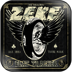 Zeke Flat Tracker Album Cover Sticker
