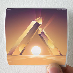 Rustie Glass Swords Album Cover Sticker Rustie Glass Swords Album Cover Sticker